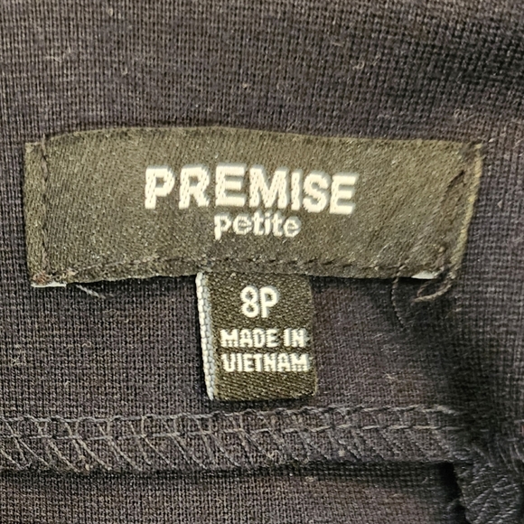 Premise Womens Navy Blue Comfort Stretch Pencil Skirt Size 8p - Picture 7 of 8